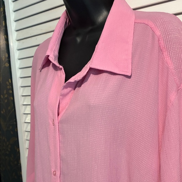 H&M Pink Textured Dress - Picture 7 of 8